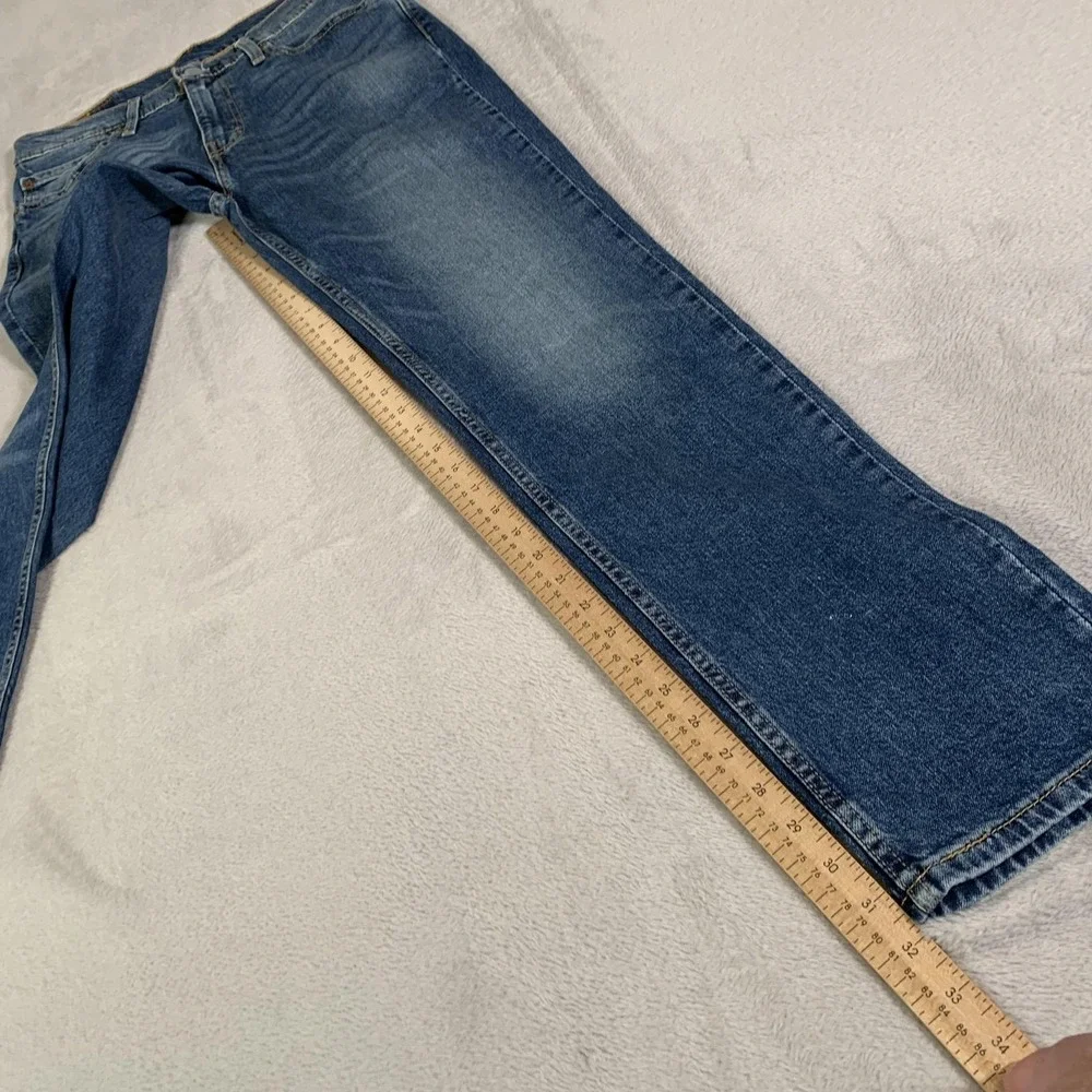 Levis 511 Jeans Mens 32x32 Blue Medium Wash Slim‎ Taper Stretch Denim Zip Fly